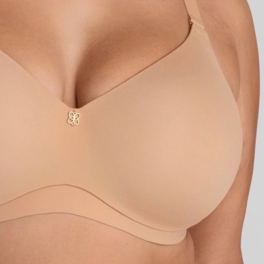 Honeylove Cloud Embrace Wireless Contour‎ T-Shirt Bra in Nude Tan Sz 42D NWT - Picture 3 of 16